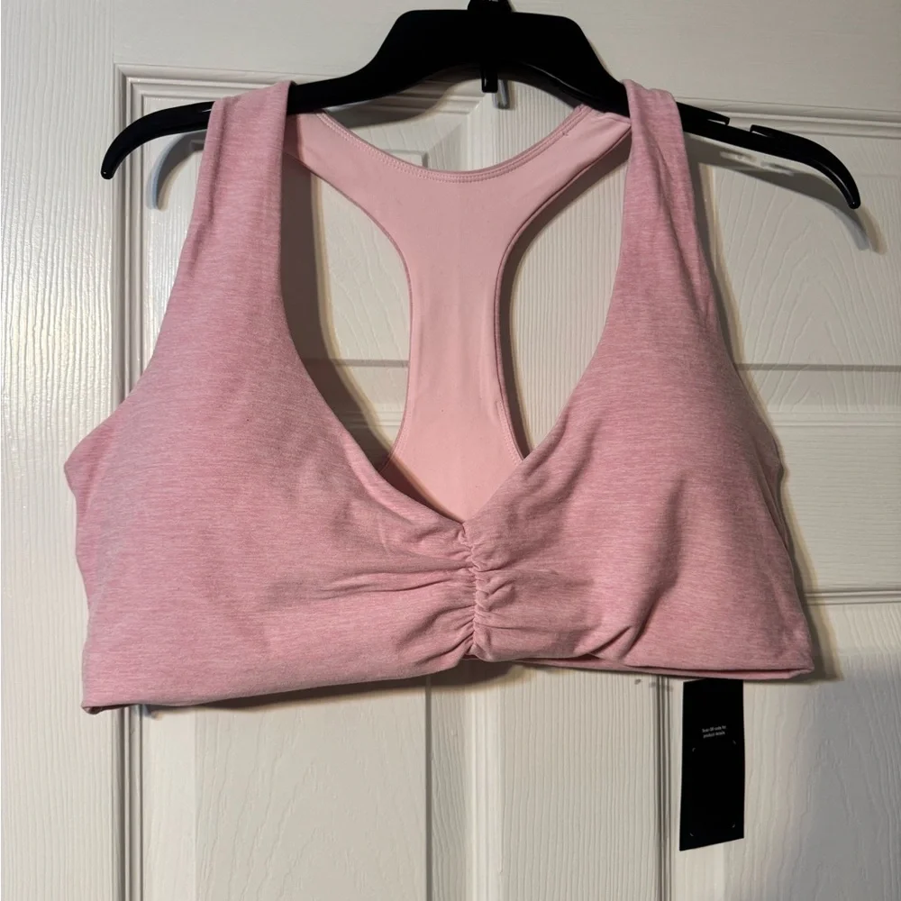 Fabletics Pink Racerback Sports Bra - Picture 1 of 7